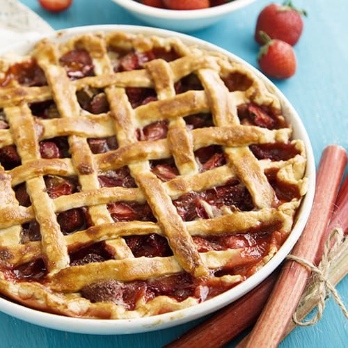 North Dakota - Strawberry Rhubarb Pie